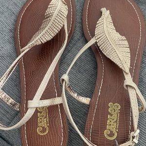 Carlos by Carlos Santana Rose Gold Sandals